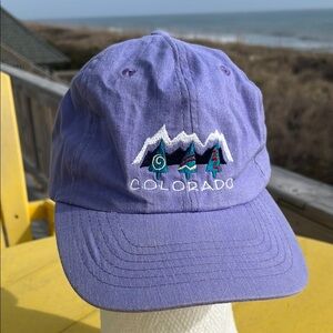 Purple Colorado Embroidered Ball Cap VINTAGE